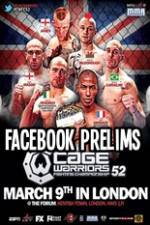 Watch Cage Warriors 52 Facebook Preliminary Fights Niter