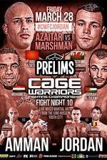 Watch Cage Warriors Fight Night 10 Facebook Prelims Niter