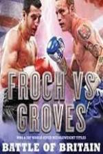 Watch Carl Froch vs George Groves Niter