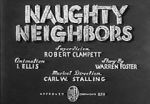 Watch Naughty Neighbors (Short 1939) Niter
