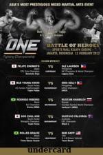 Watch ONE FC 2 Battle of Heroes Undercard Niter
