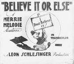 Watch Believe It or Else (Short 1939) Niter