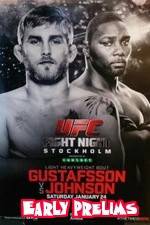 Watch UFC on Fox 14 Gustafsson vs Johnson Early Prelims Niter