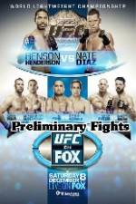 Watch UFC On Fox Henderson vs Diaz Preliminary Fights Niter