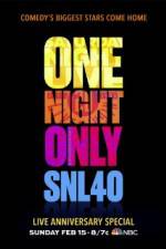 Watch Saturday Night Live 40th Anniversary Special Niter