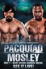 Watch WBO Boxing Manny Pacquiao vs Shane Mosley Niter