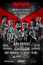 Watch World Series of Fighting 2 Arlovski vs Johnson Niter